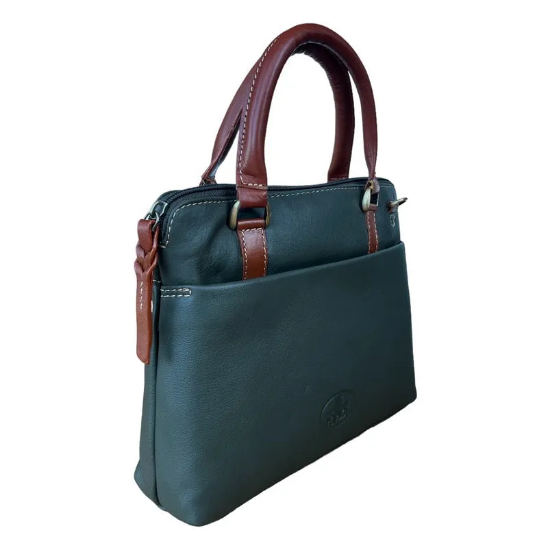 Prelude Forest Green Small Grip Shoulder Bag