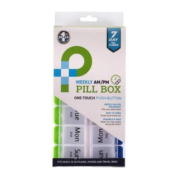 Premium Double Row AM & PM Pill Organizer