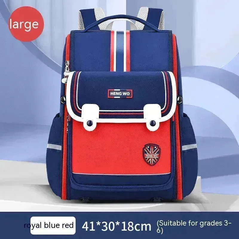 Primary School Student Schoolbag Female Lightweight Burden Alleviation Spine Protection