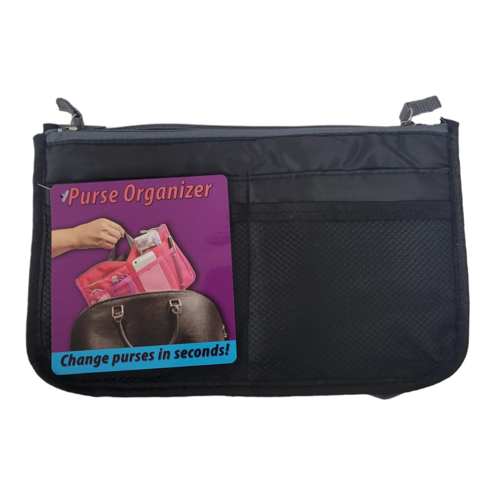 Purse Organizer - Petite - Black