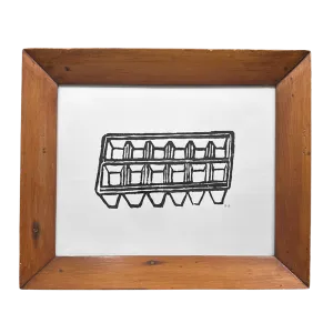 "Ice Tray" in an Antique Frame