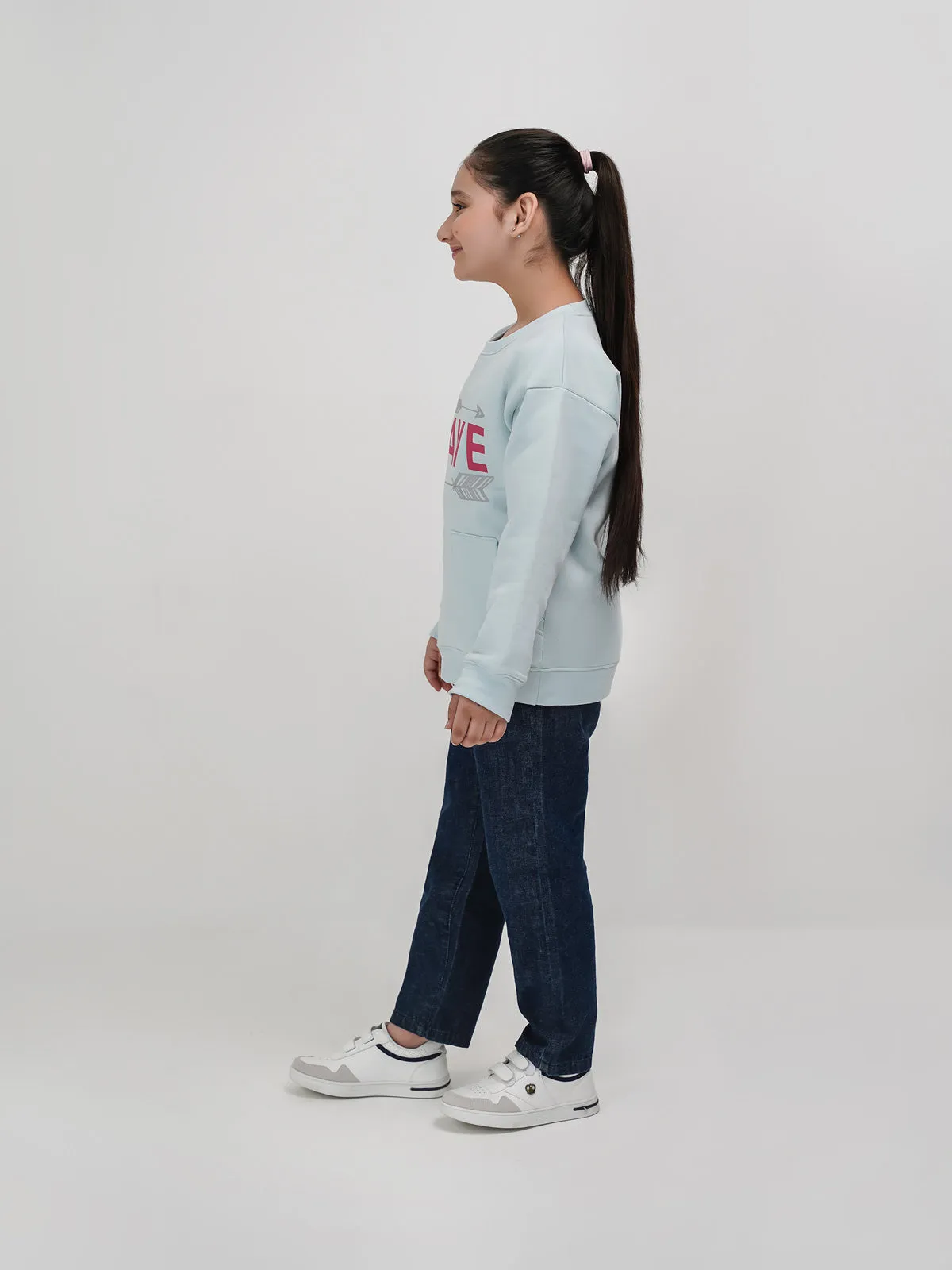 "KISHWAN" Stylish Front Pocket Sweatshirt