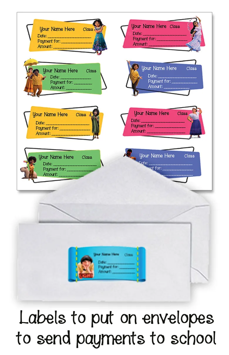 ""Encanto" School labels packs