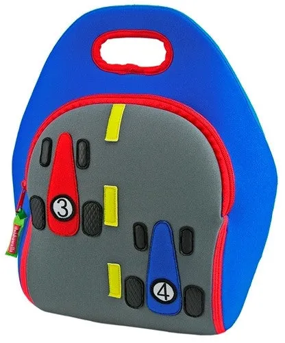 Race car backpack