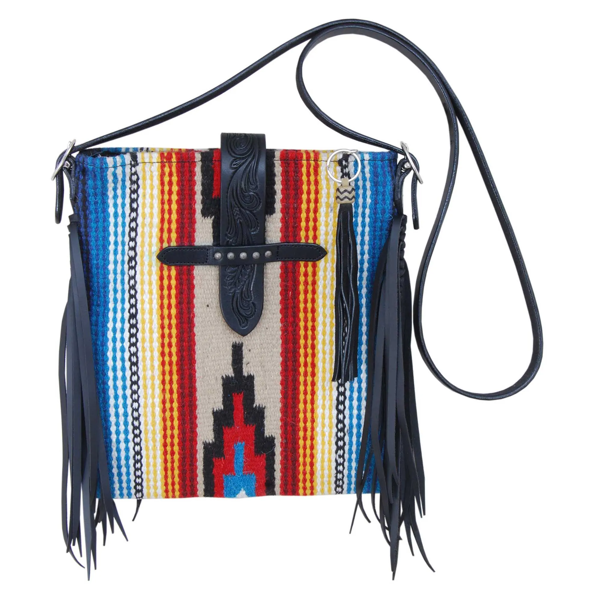 Rafter T Navajo Wool Crossbody Purse