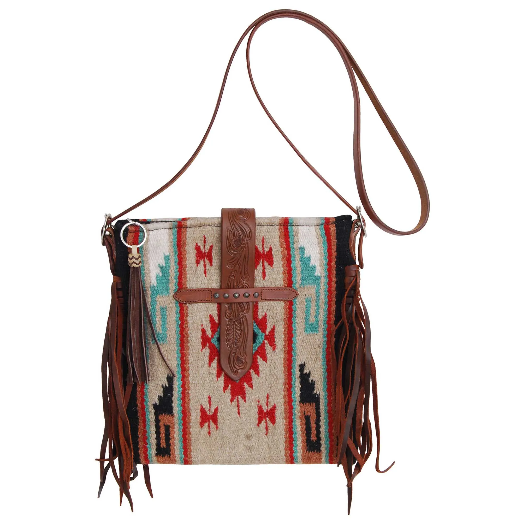 Rafter T Navajo Wool Crossbody Purse