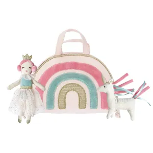 Rainbow Play Purse and Doll Set