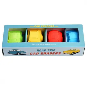 Rex Car Erasers (Set of 4) - Road Trip