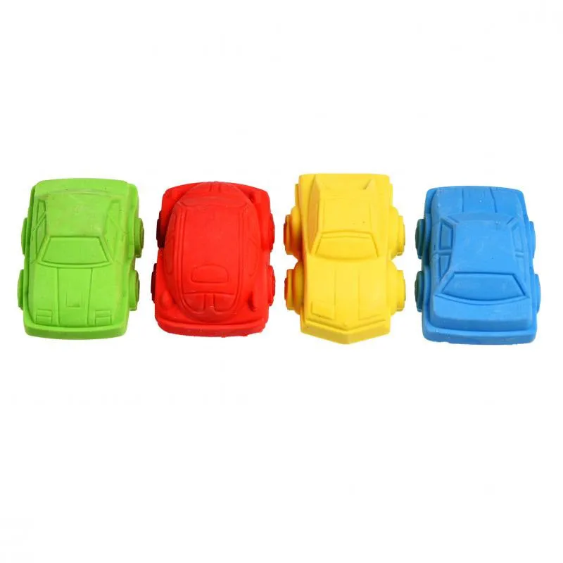 Rex Car Erasers (Set of 4) - Road Trip