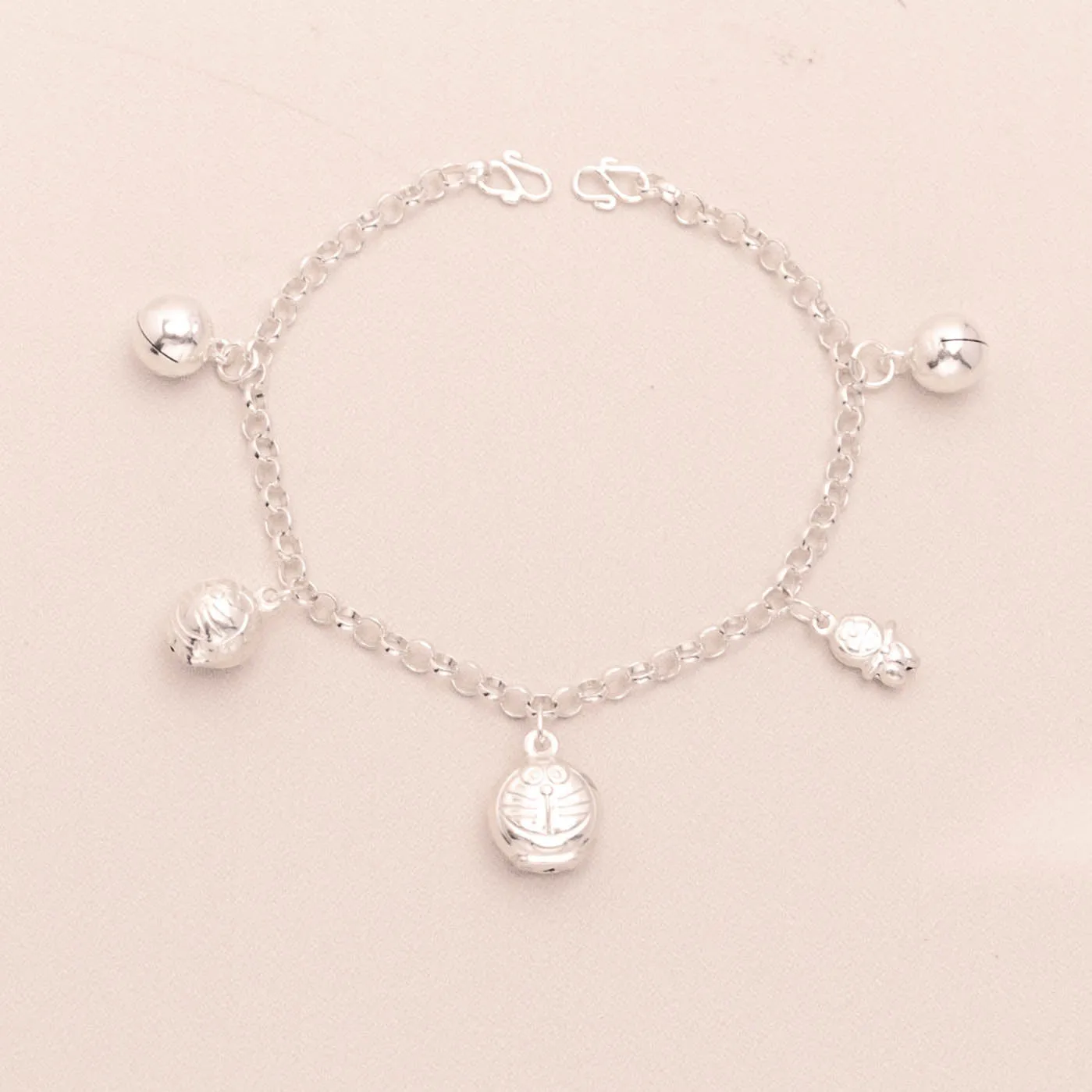 S990 3D Triple Doraemon Baby Anklet / Bracelet