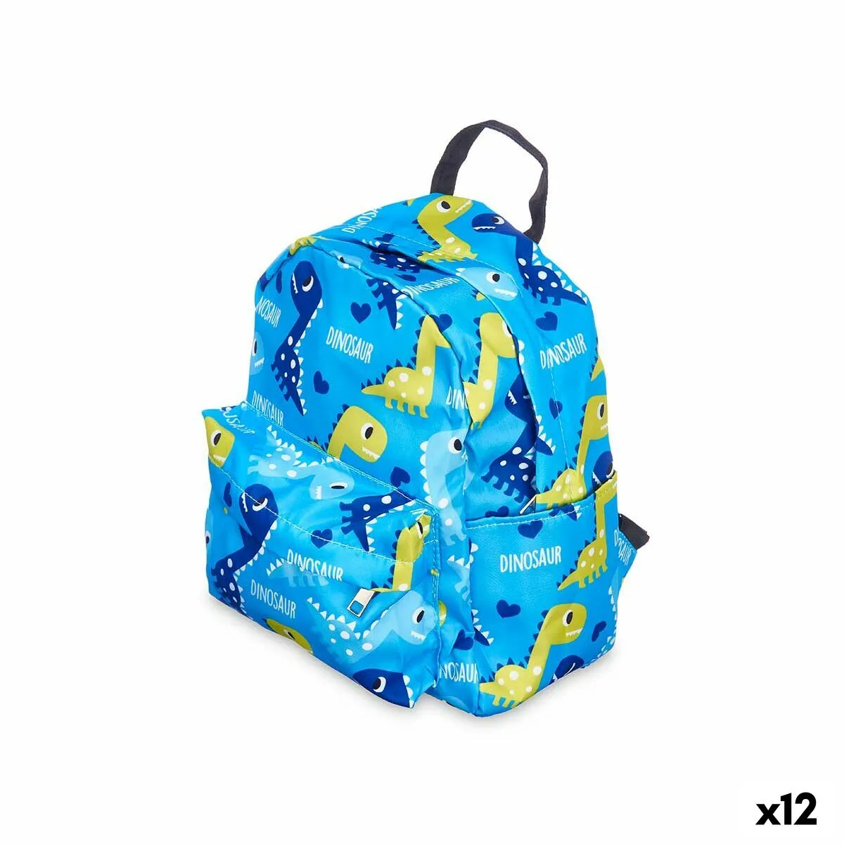 School Bag Dinosaurs Multicolour 28 x 12 x 22 cm (12 Units)