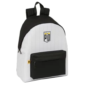 School Bag Kings League PÍo White Black 33 x 42 x 15 cm