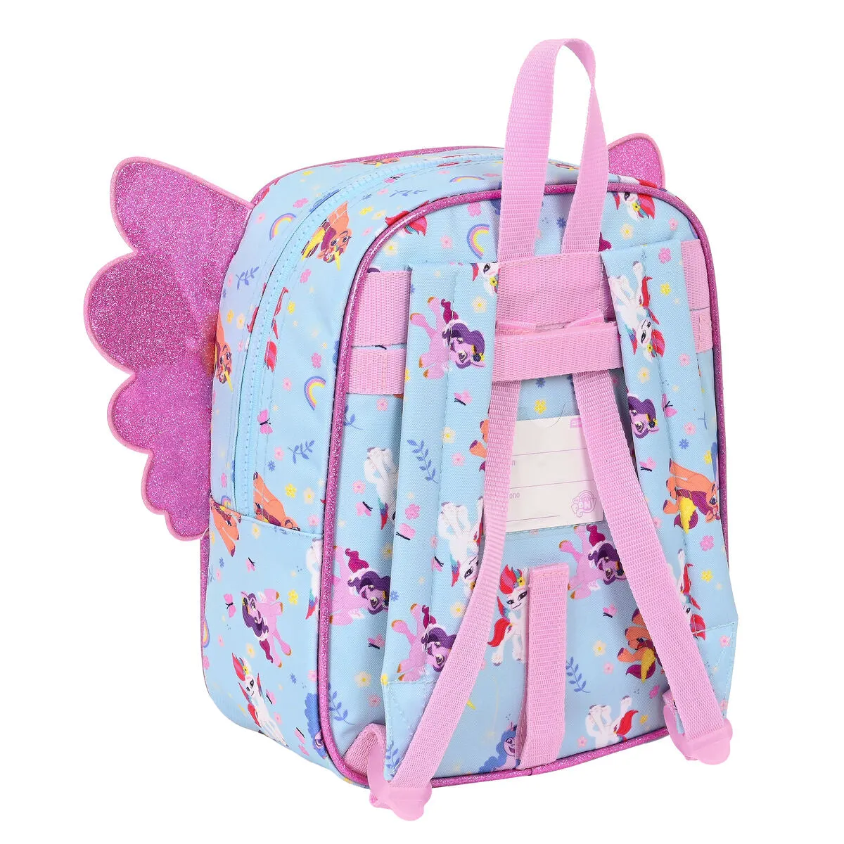 School Bag My Little Pony Wild & Free Blue Pink 22 X 27 X 10 Cm