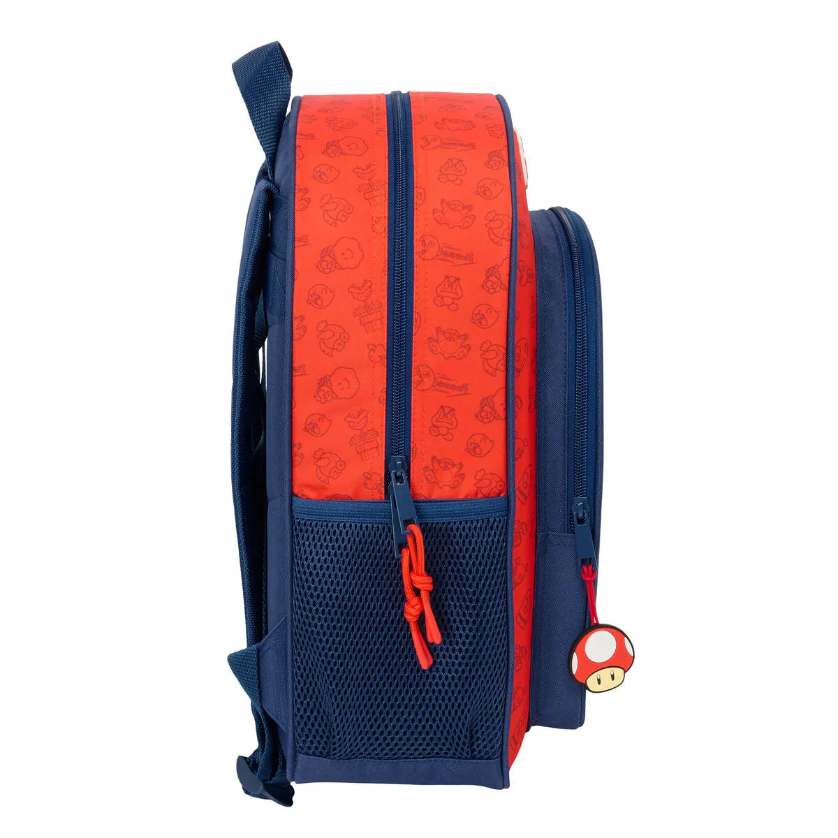 School Bag Super Mario Trick Red Dark blue 32 x 38 x 12 cm