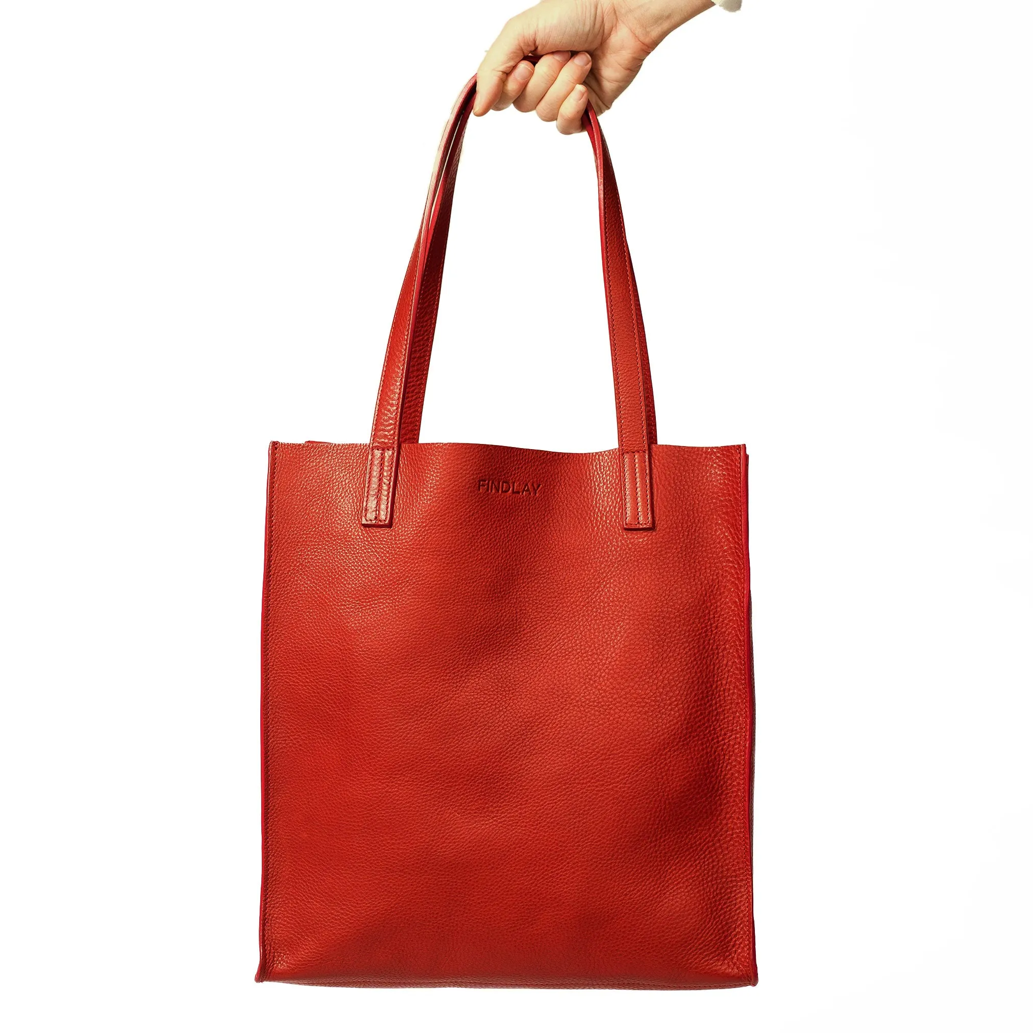 Simple Mag Tote, Cherry