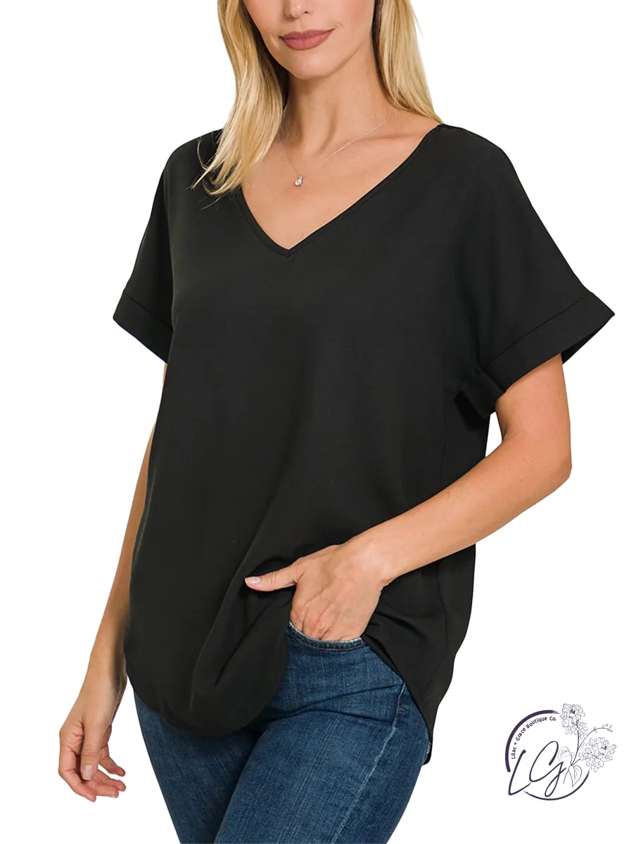 Simply Stylish V-Neck Top