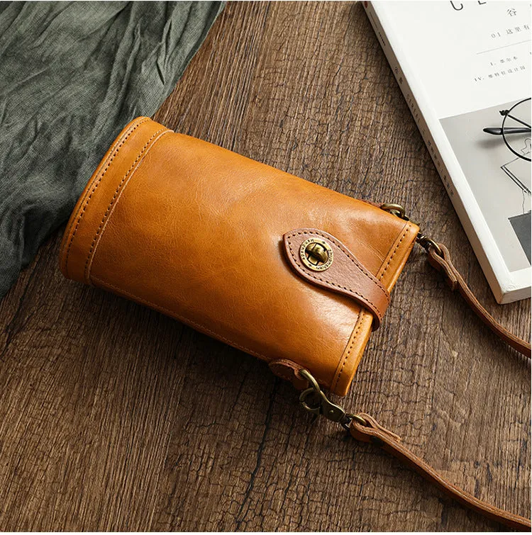 Soft Vege Tanned Leather Mobile Phone Cases