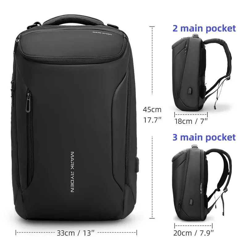 Sophisticated 17-Inch Laptop Backpack for Professional Commuters