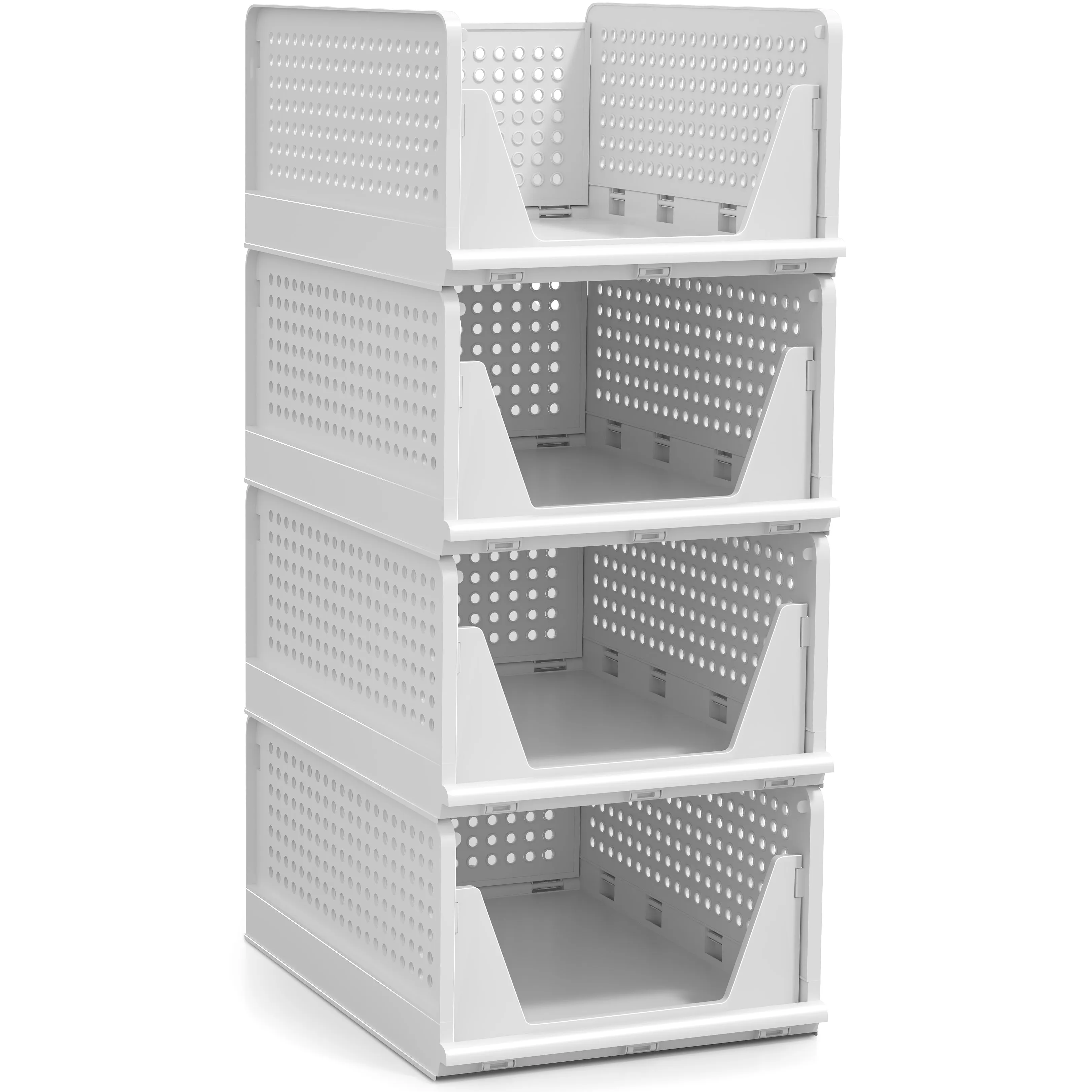 Stackable Shelf Organizer (Set of 4)