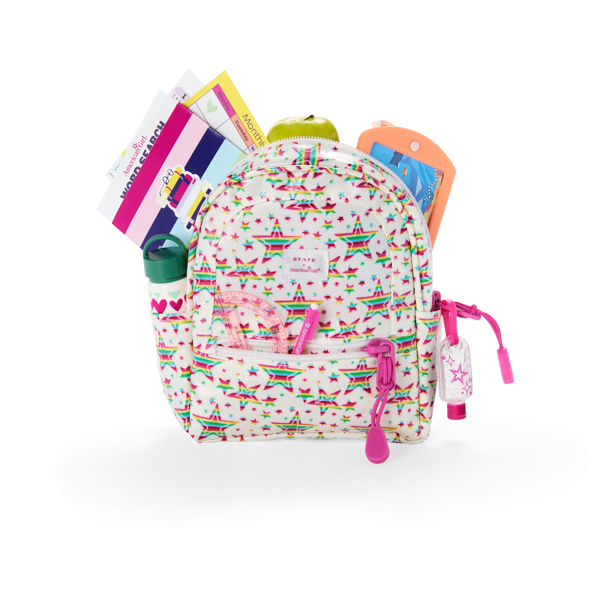 Star Student Backpack Set for 18-inch Dolls