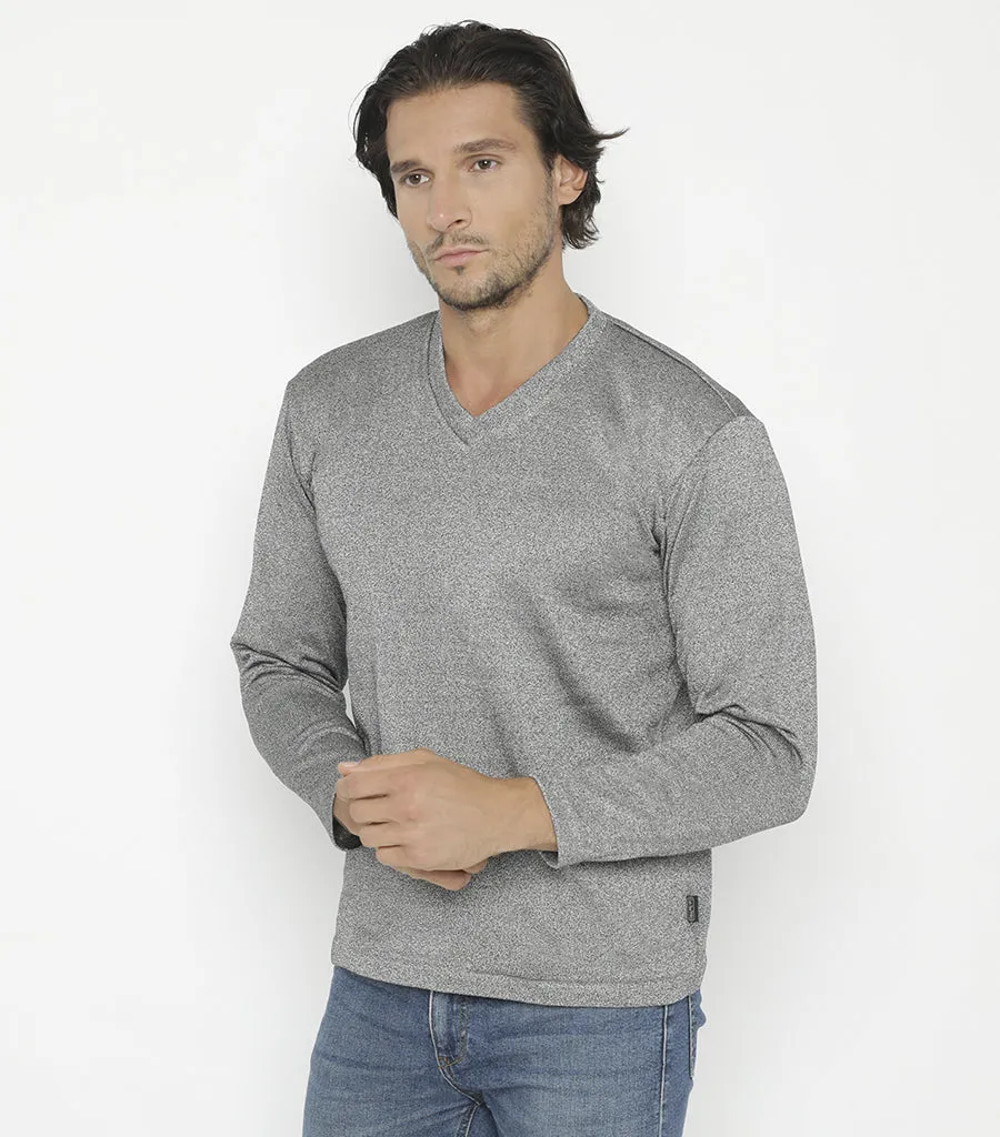 STYLISH ARMOR V Neck LS Sweatshirt