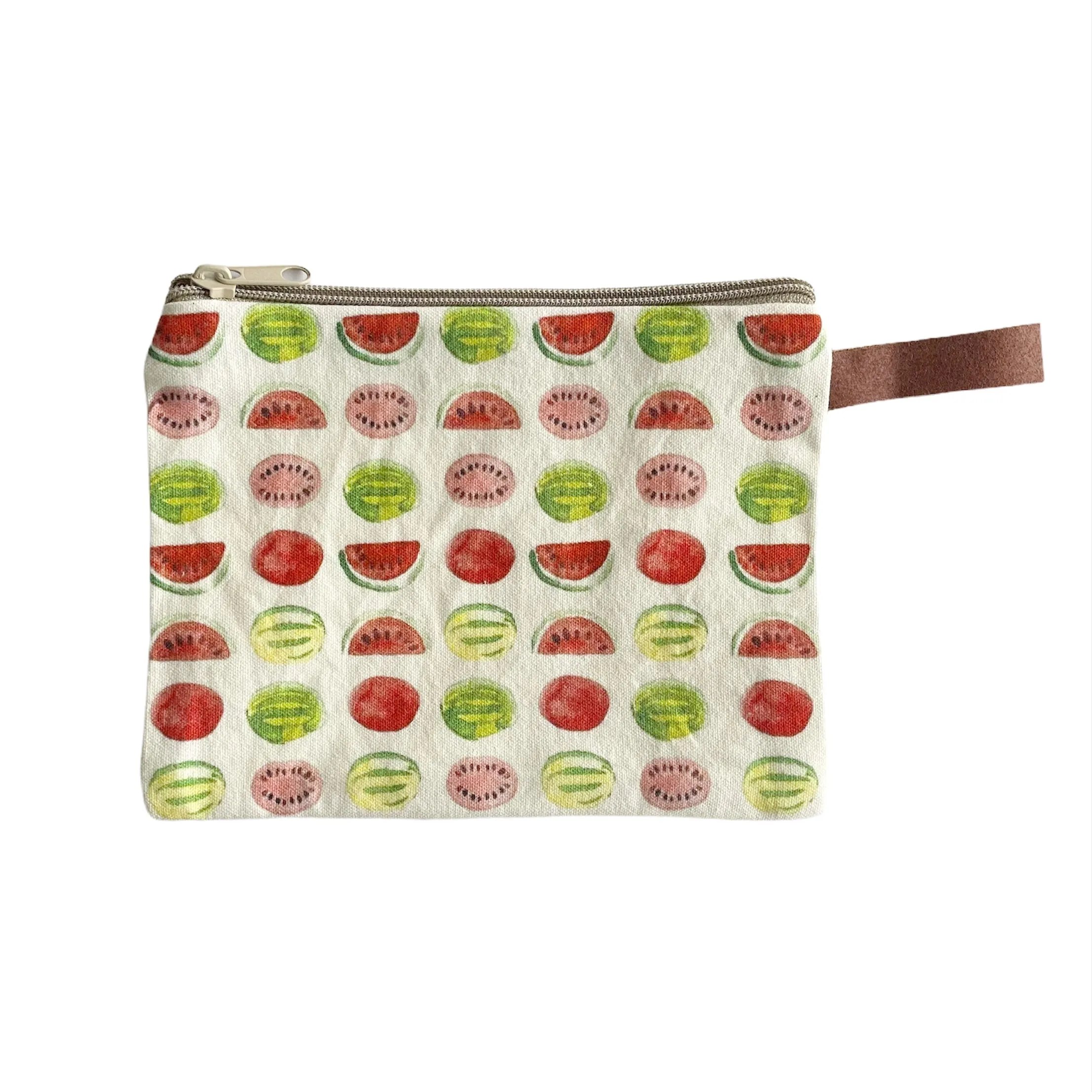 Summer Fruits Print Coin Purse