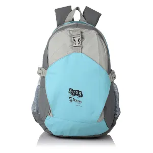 Suntop A11 19 L Backpack(Sky Blue and Grey)