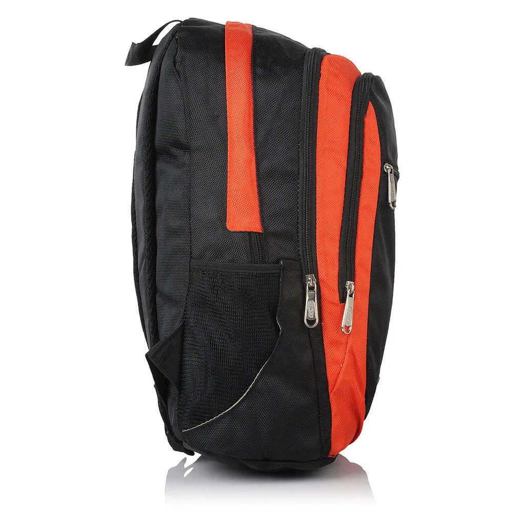 Suntop A13 19 L Backpack(Black and Orange)