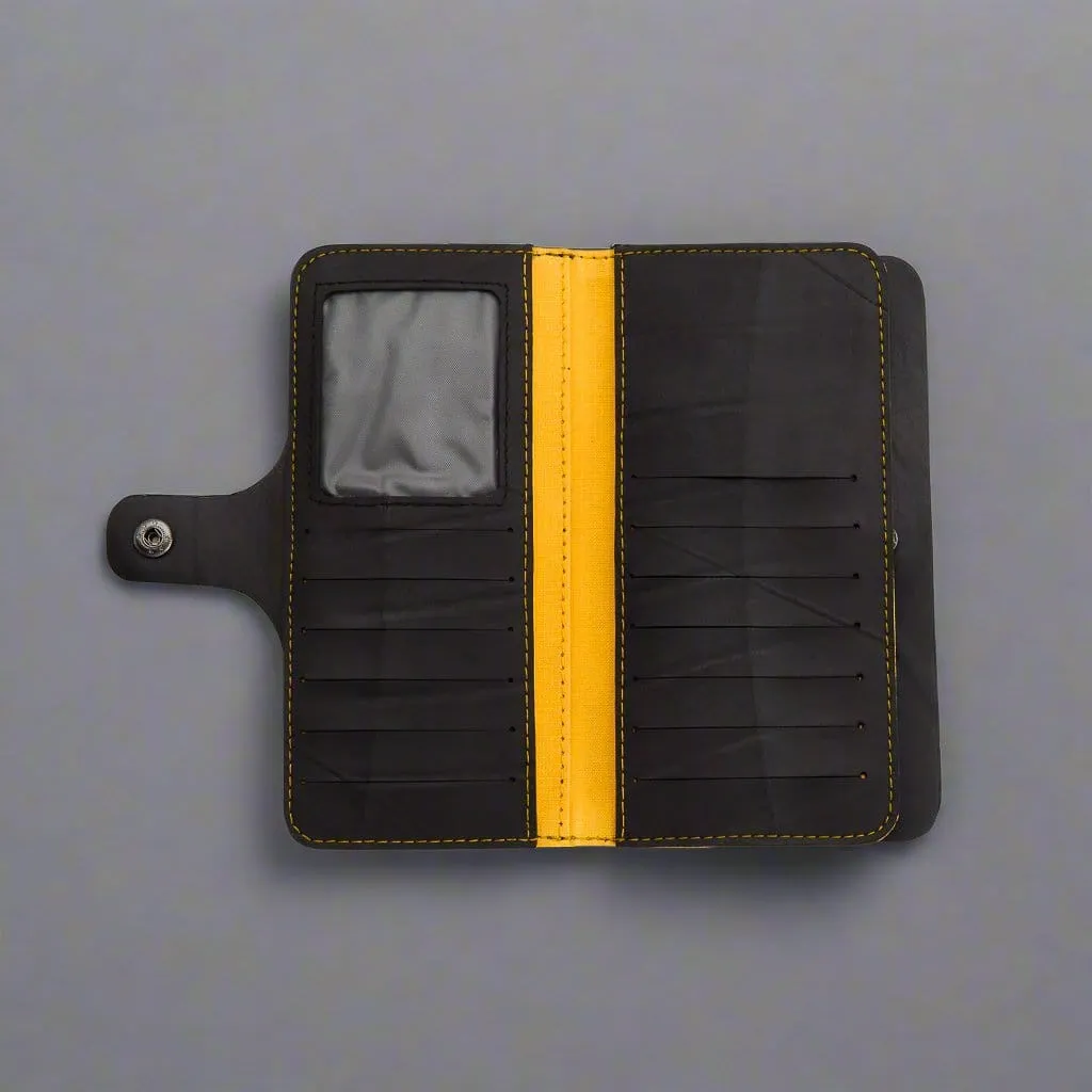 Sustainable Fashion: Handcrafted Recycled Rubber Purse