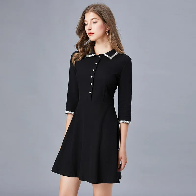 Taoyizhuai smart Graceful little black dress