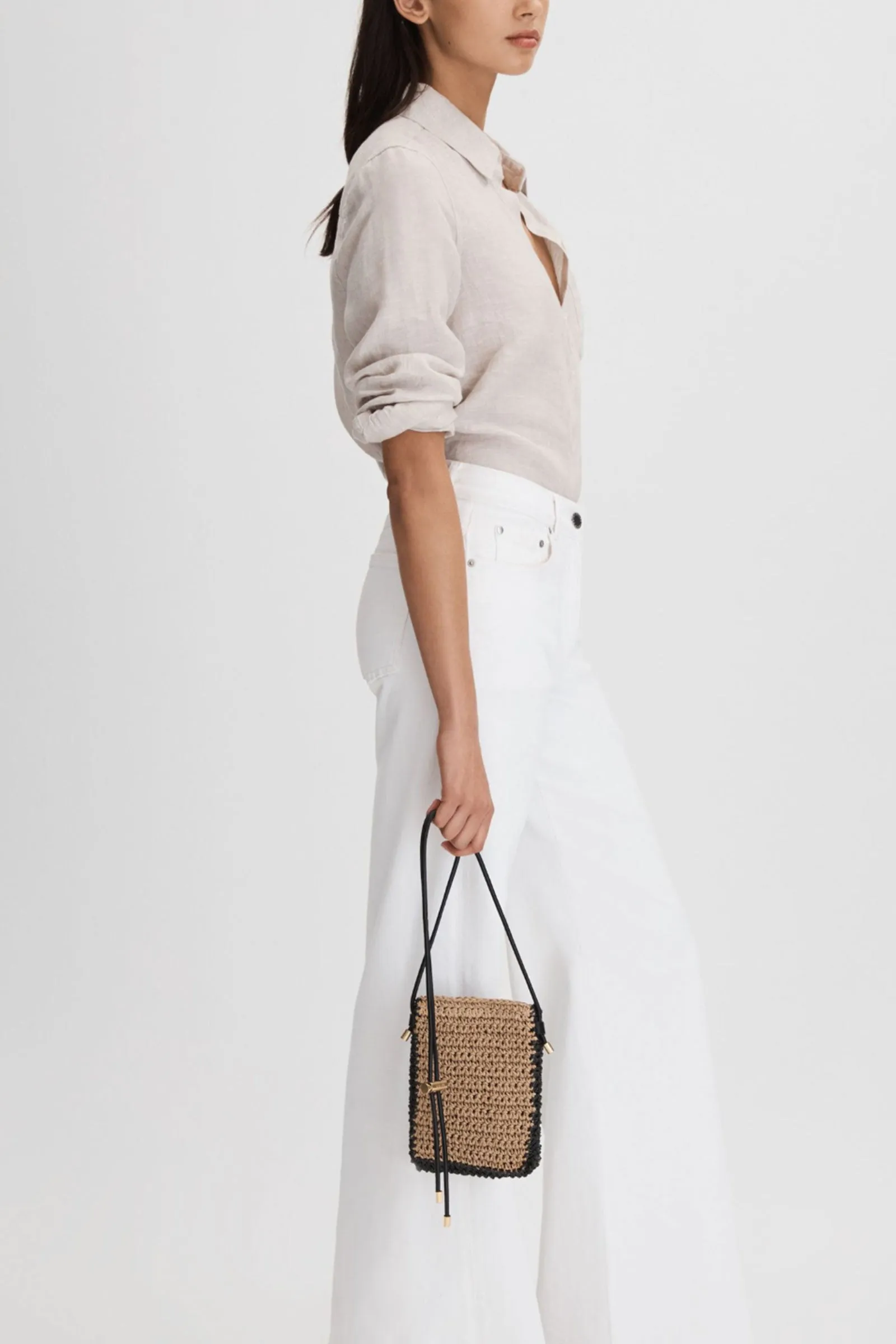 Taylor Woven Cross-Body Phone Bag