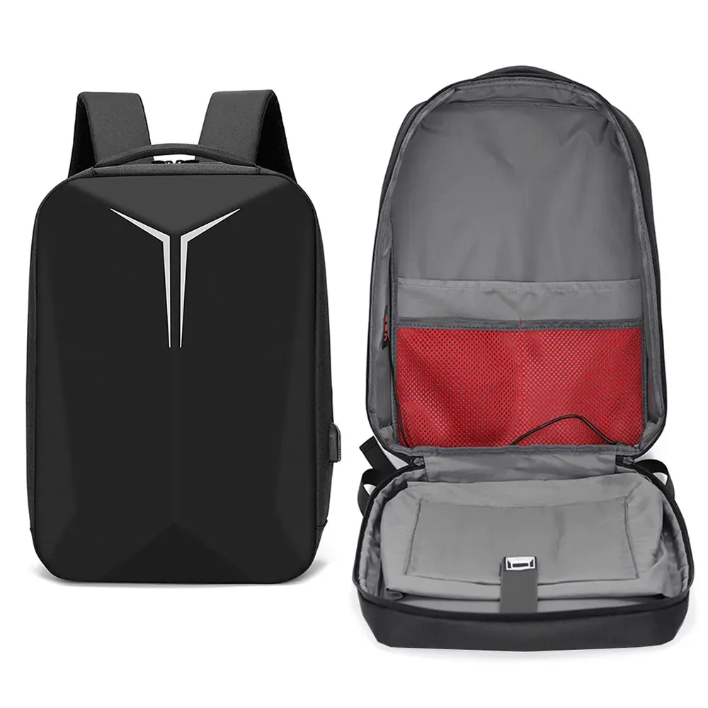 TechSavvy Commuter: 15.6" Laptop Backpack with USB Charging Port