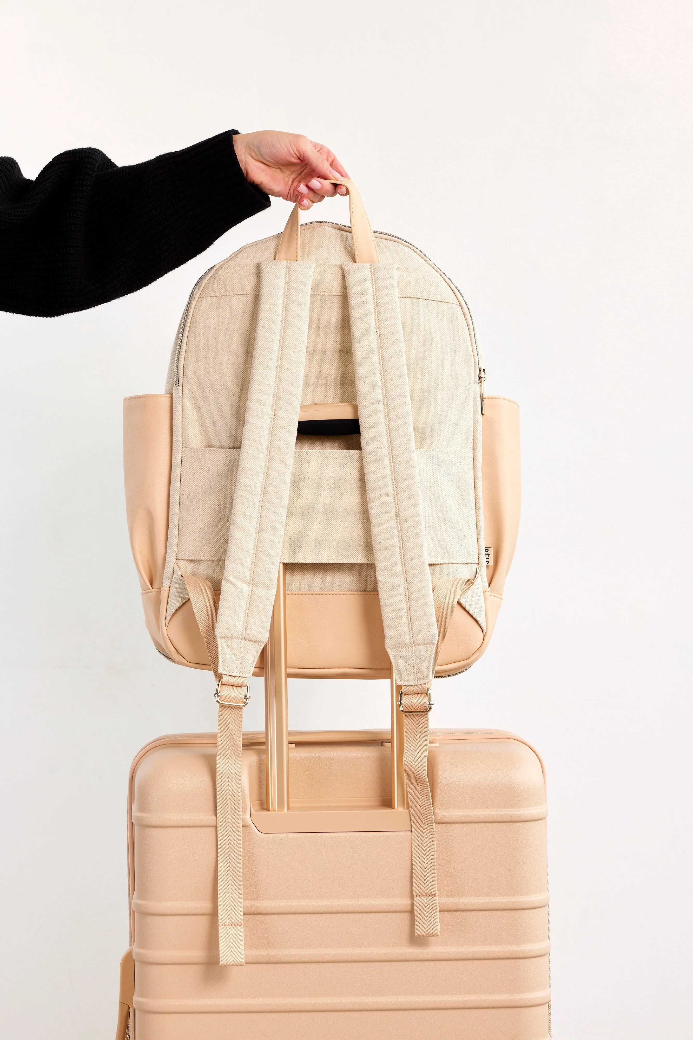 The Backpack in Beige