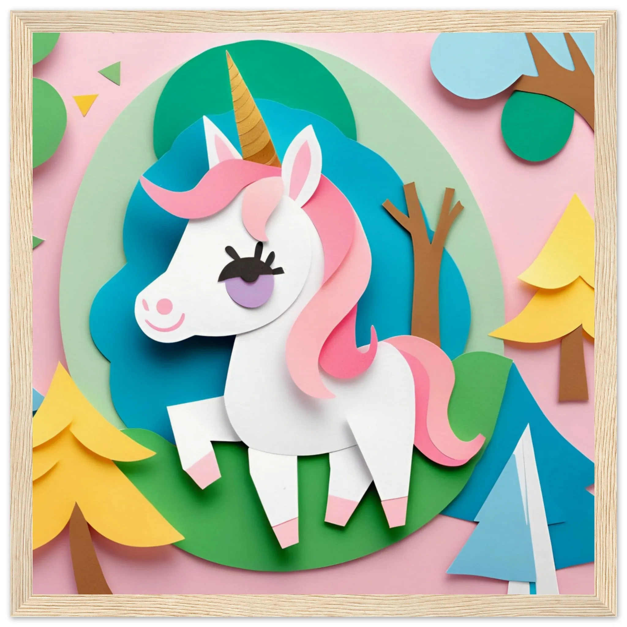 The beauty of paper animal art: Unicorn (2 Designs)