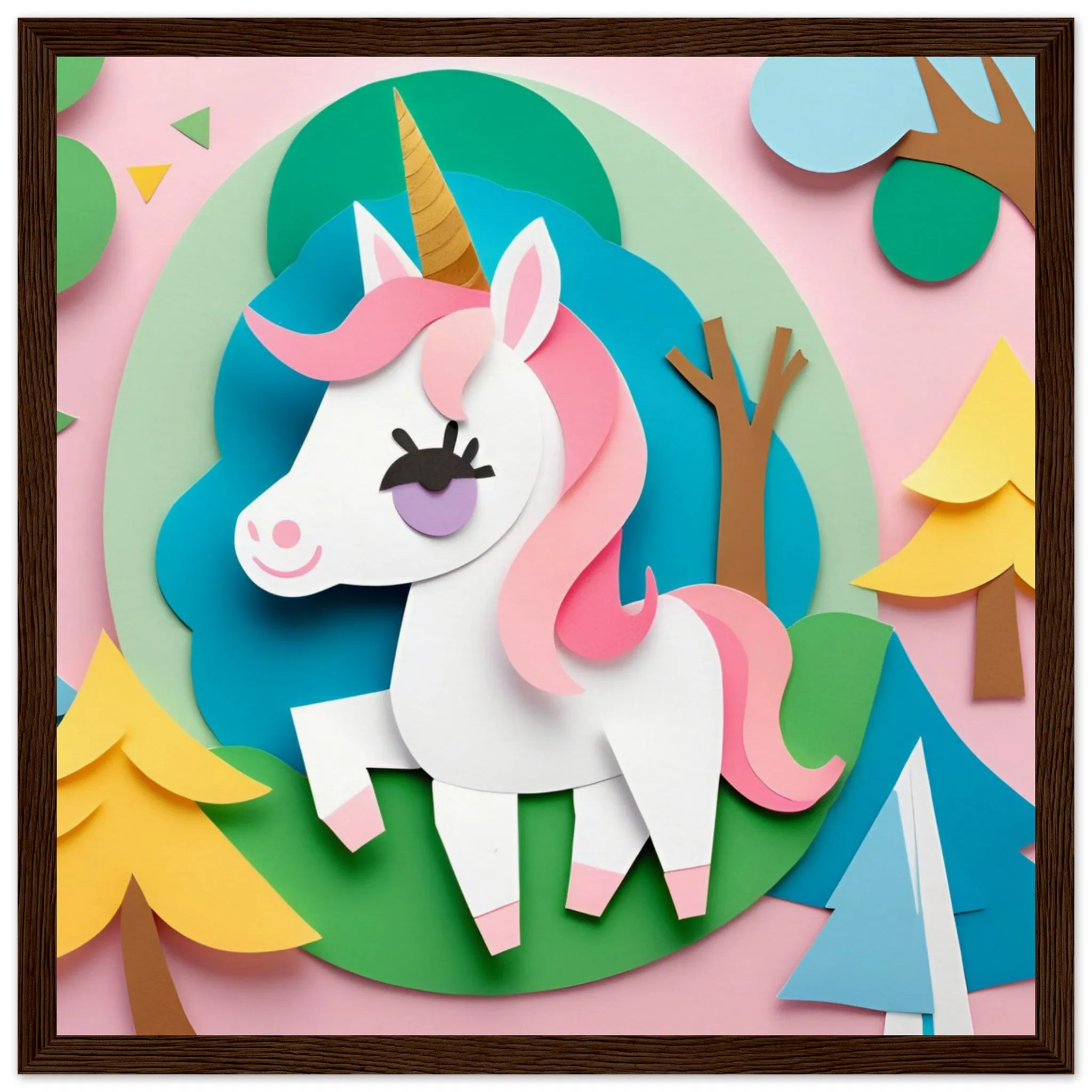 The beauty of paper animal art: Unicorn (2 Designs)