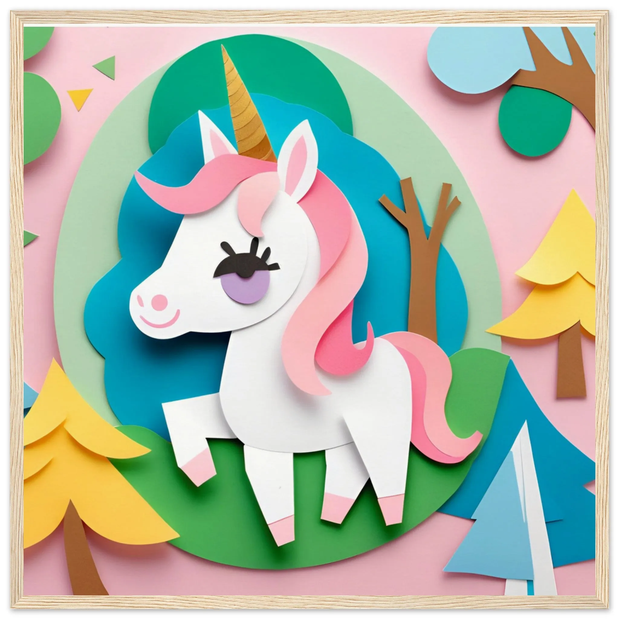 The beauty of paper animal art: Unicorn (2 Designs)