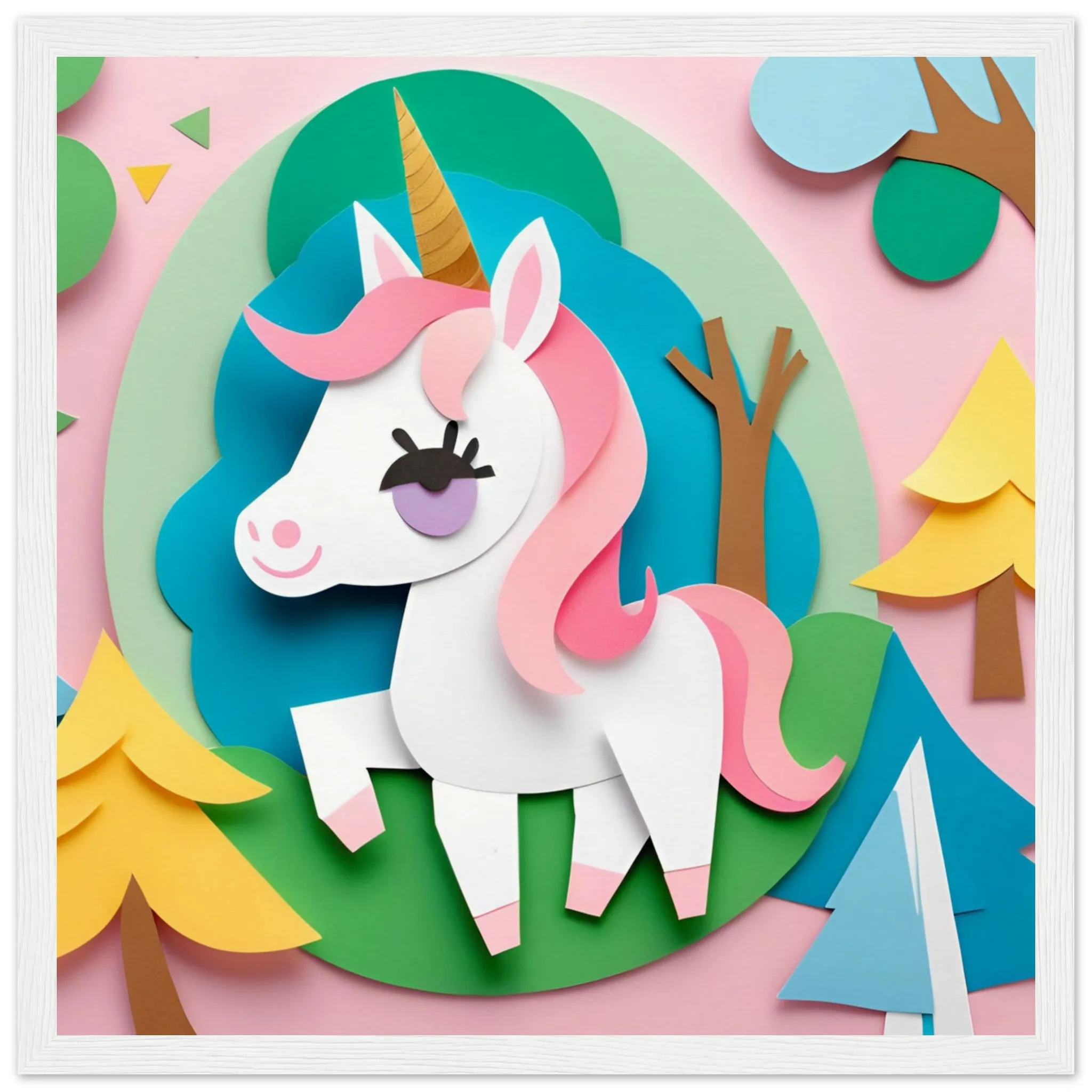 The beauty of paper animal art: Unicorn (2 Designs)