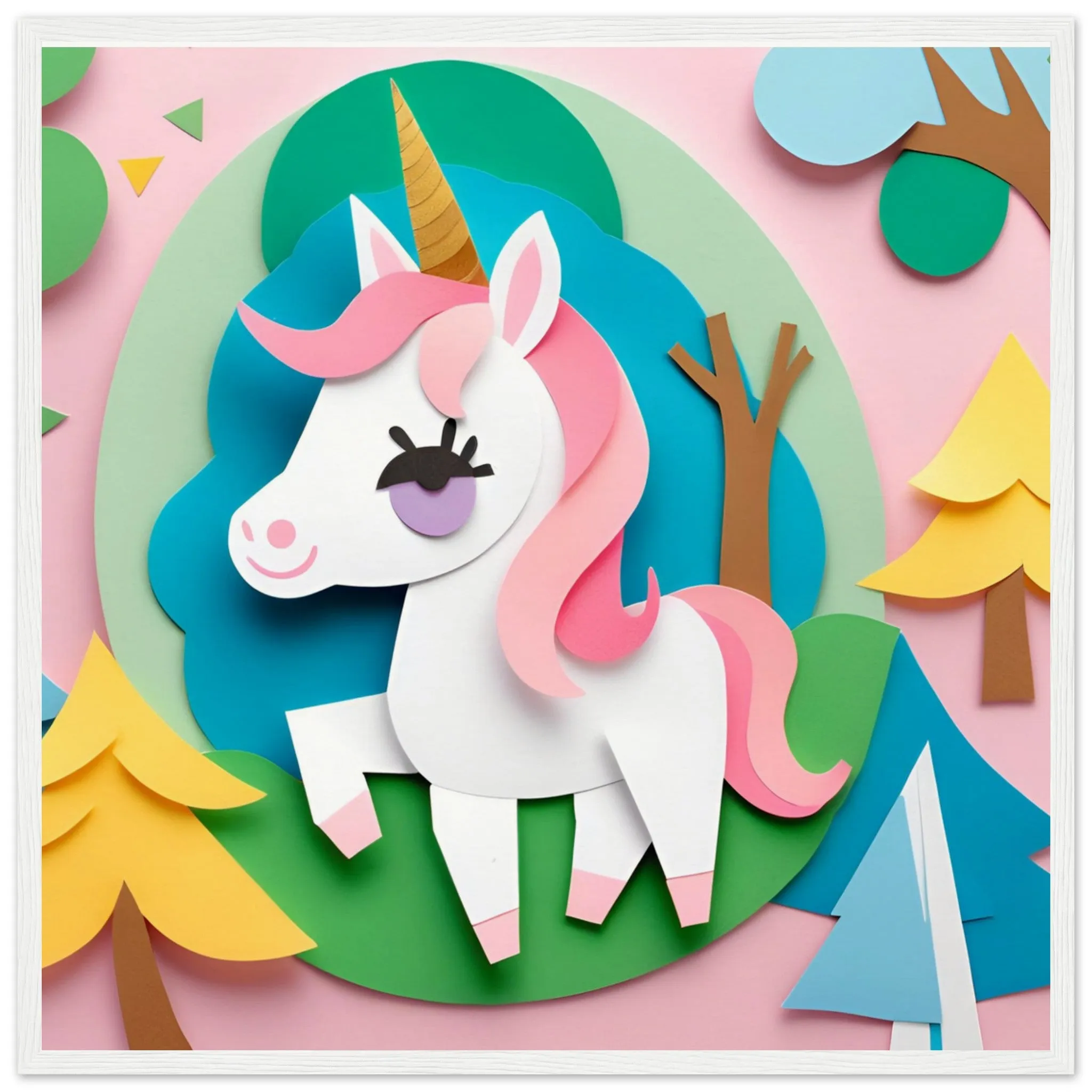 The beauty of paper animal art: Unicorn (2 Designs)