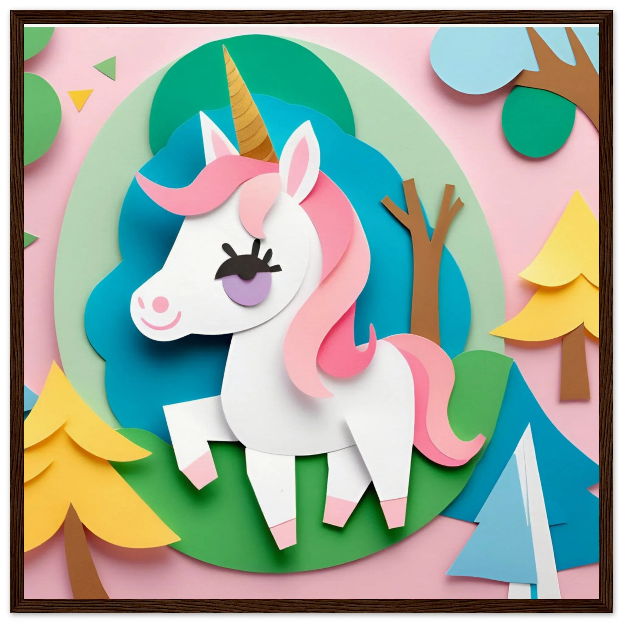 The beauty of paper animal art: Unicorn (2 Designs)