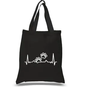 Tote Bag: Paw Print Beat