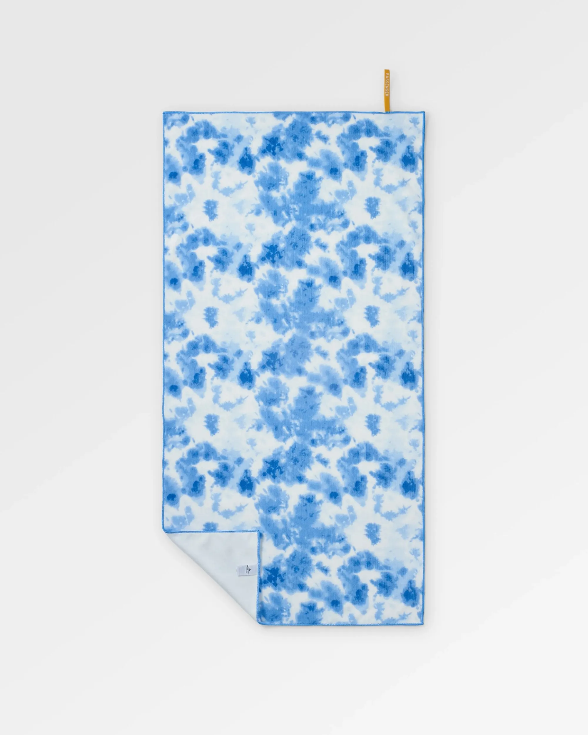 Travel Recycled Quick Dry Towel - Tie Dye Cornflower