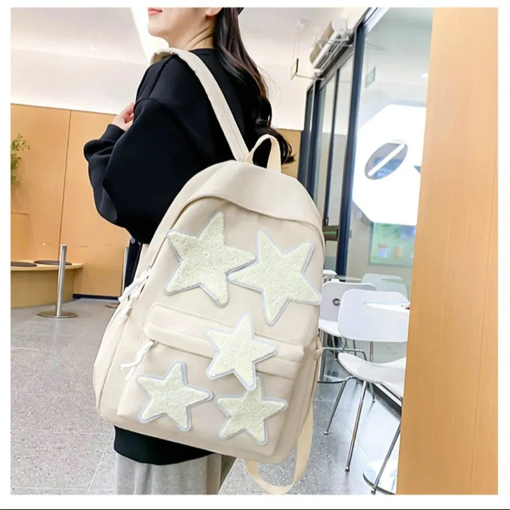 Urban Star Accented Backpack | Stylish and Functional School Bag