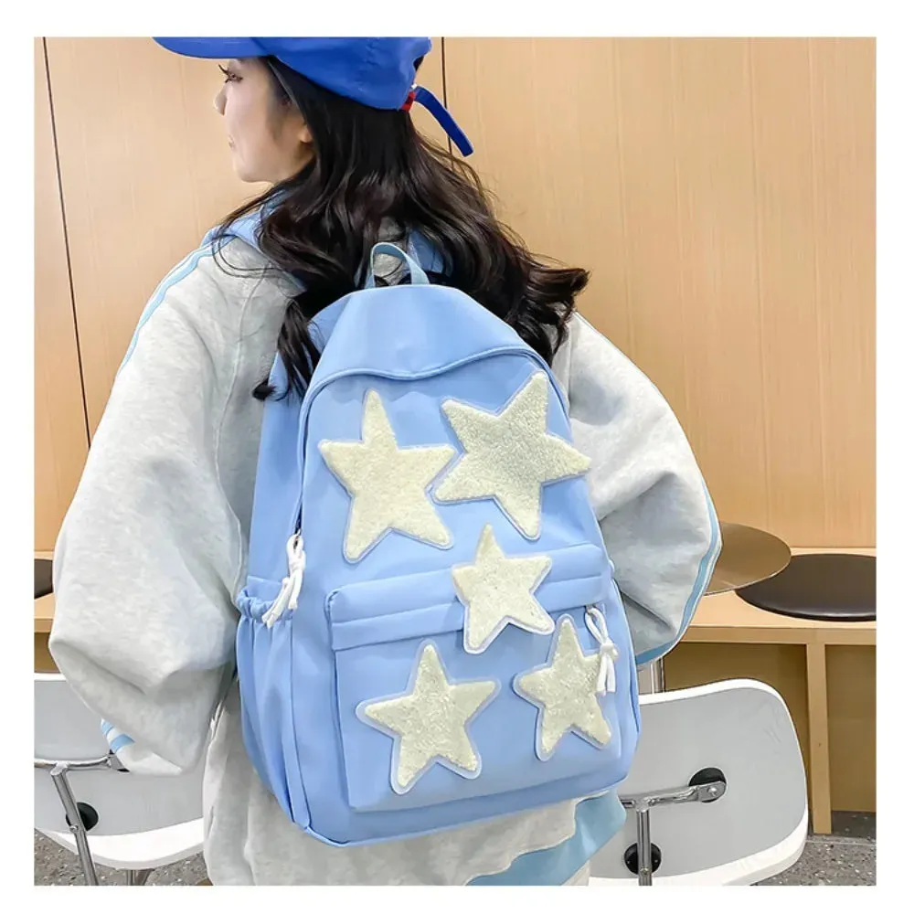 Urban Star Accented Backpack | Stylish and Functional School Bag