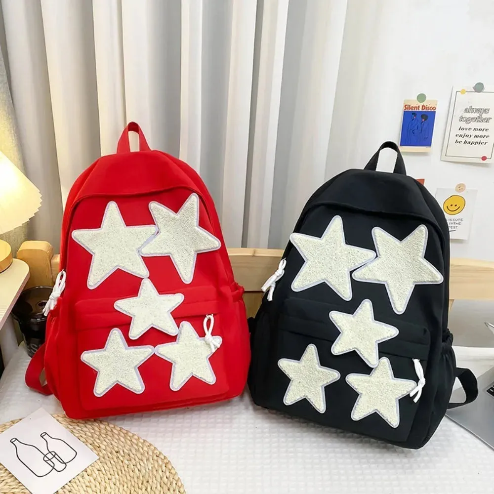 Urban Star Accented Backpack | Stylish and Functional School Bag