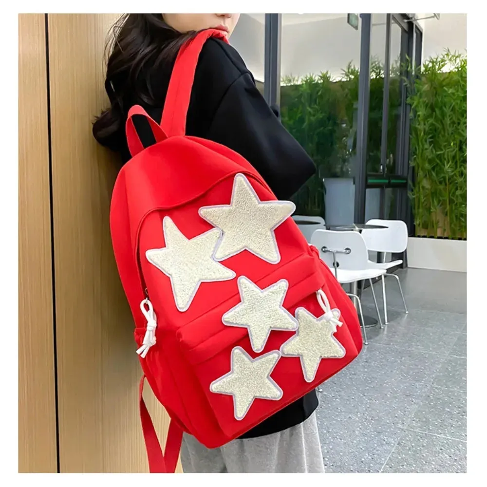 Urban Star Accented Backpack | Stylish and Functional School Bag