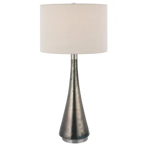 Uttermost Contour Metallic Glass Table Lamp