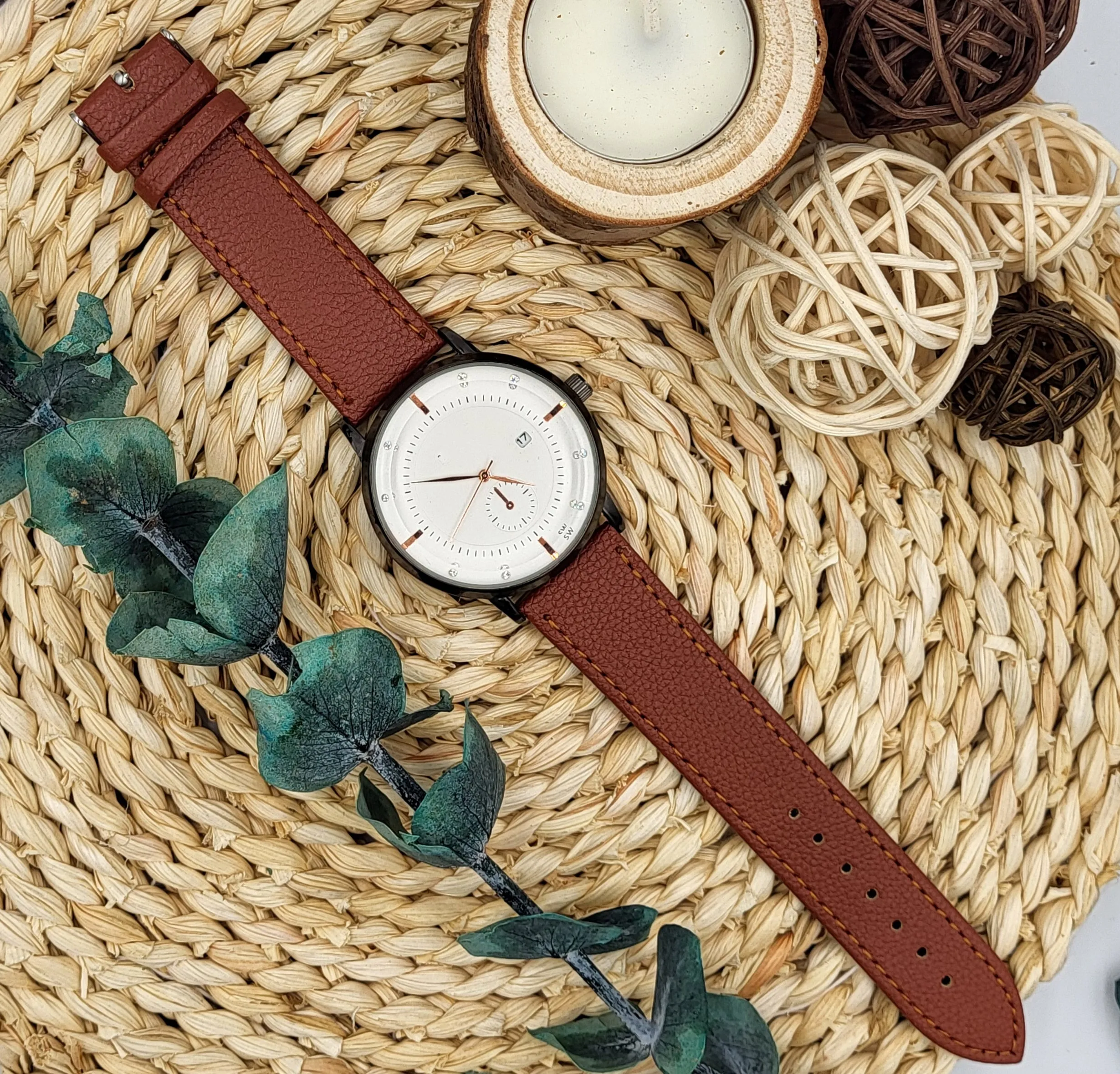 W3690 - Stylish Brown Fashion Watch