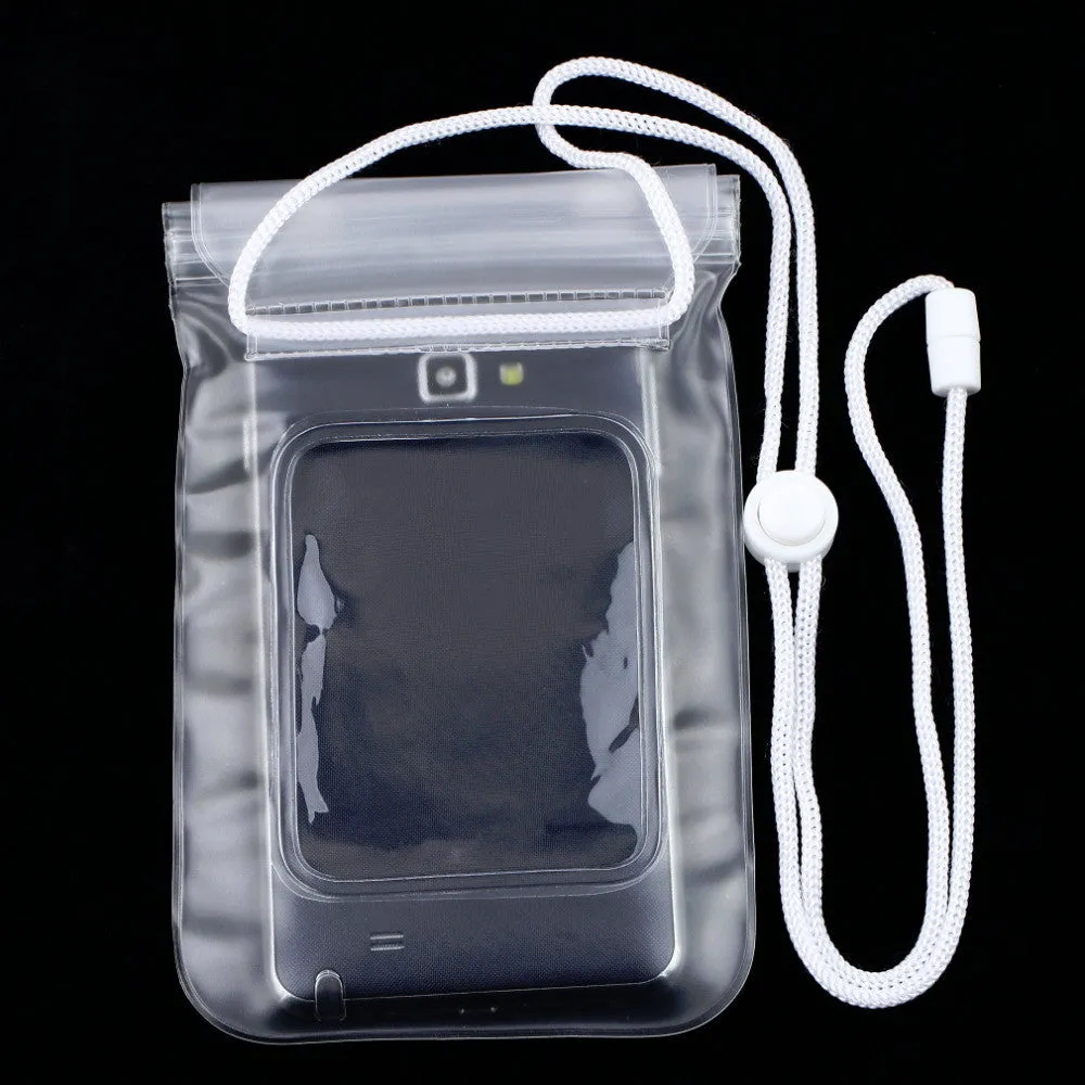 Waterproof Dry Bag Mobile Phone Case Transparent With Scrub