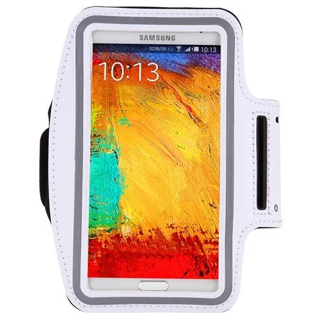 Waterproof Genernal Style PU Leather Case For Samsung Galaxy Note 1 2 3 4 N9100 Running Arm Band For Note4 mobile phone case