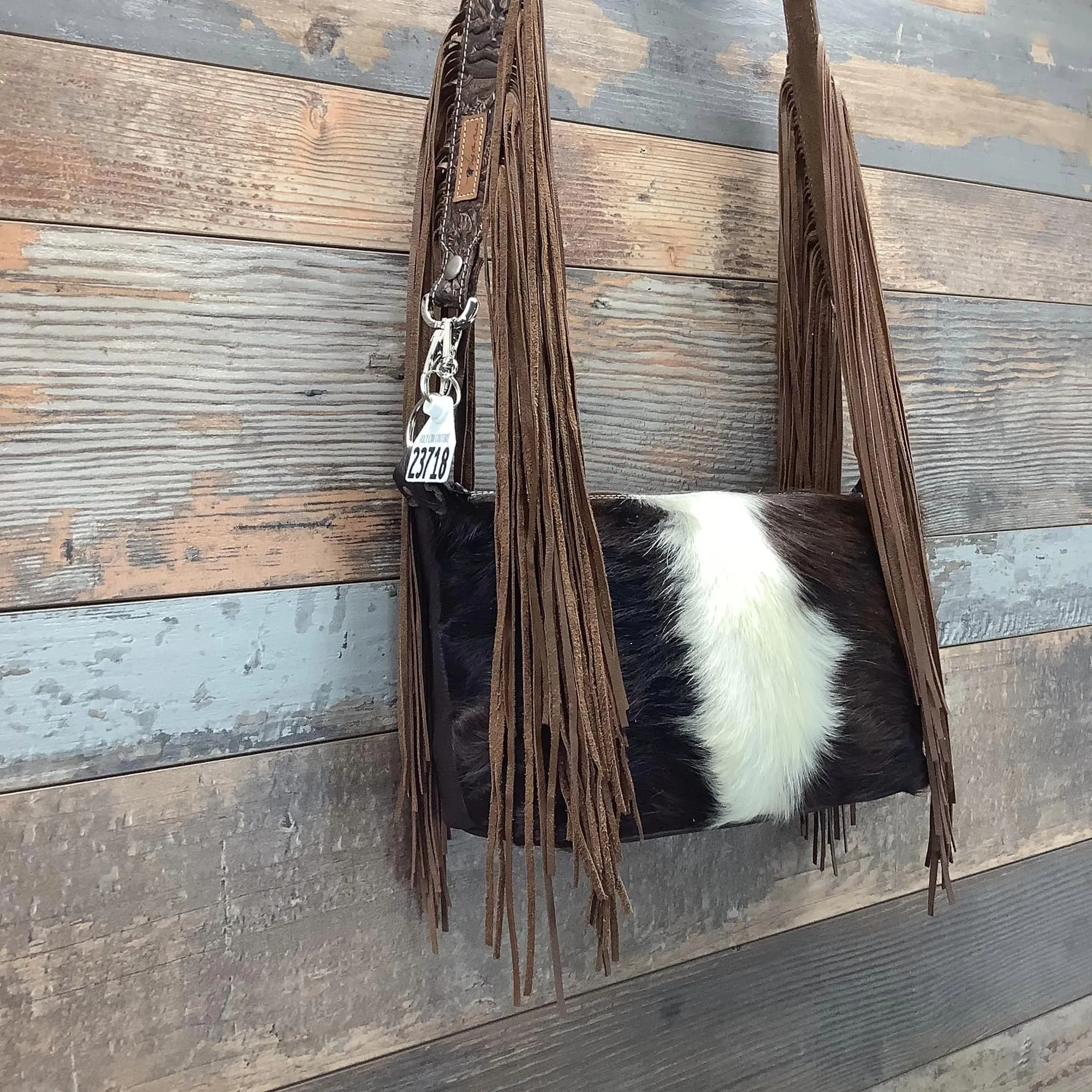 Western Mini Leather Fringe Strap 36" #23718